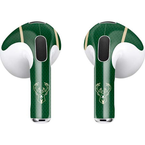 NBA Milwaukee Bucks Jersey Apple AirPods (3rd Gen 2021) Skin
