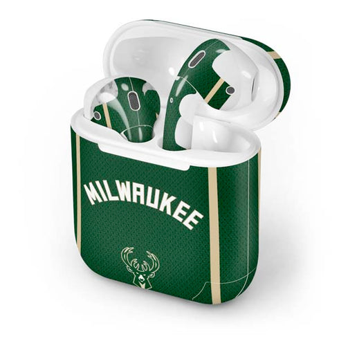 NBA Milwaukee Bucks Jersey Apple AirPods Skin