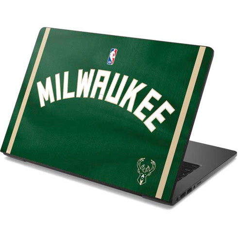 NBA Milwaukee Bucks Jersey Dell Chromebook Skin