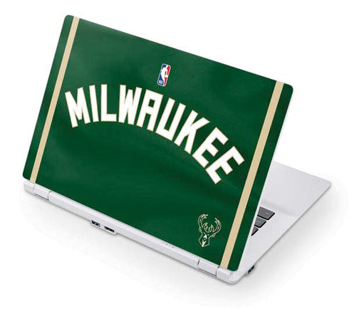 NBA Milwaukee Bucks Jersey Acer Chromebook Skin
