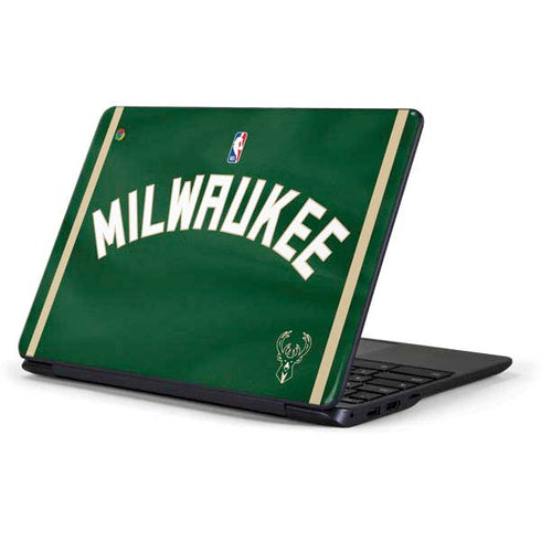 NBA Milwaukee Bucks Jersey Samsung Chromebook Skin