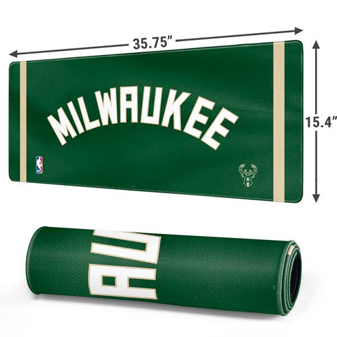 NBA Milwaukee Bucks Jersey Gaming Mouse Pad