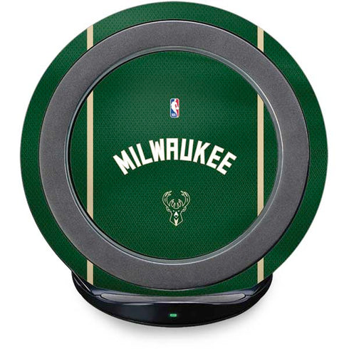 NBA Milwaukee Bucks Jersey Fast Charge Wireless Charging Stand Skin