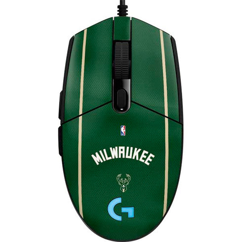 NBA Milwaukee Bucks Jersey G203 Prodigy RGB Wired Gaming Mouse Skin