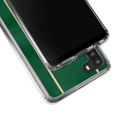 NBA Milwaukee Bucks Jersey Galaxy A21 Clear Case