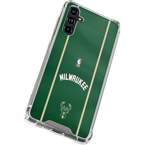 NBA Milwaukee Bucks Jersey Galaxy A54 5G Clear Case
