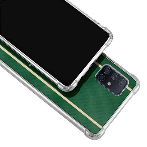 NBA Milwaukee Bucks Jersey Galaxy A71 5G Clear Case