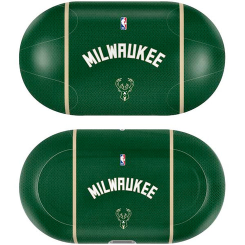 NBA Milwaukee Bucks Jersey Galaxy Buds Plus Skin
