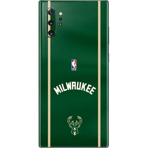 NBA Milwaukee Bucks Jersey Galaxy Note 10 Plus Skin