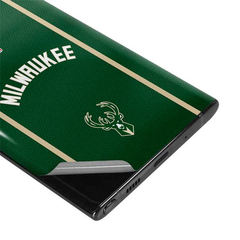 NBA Milwaukee Bucks Jersey Galaxy Note 10 Plus Skin