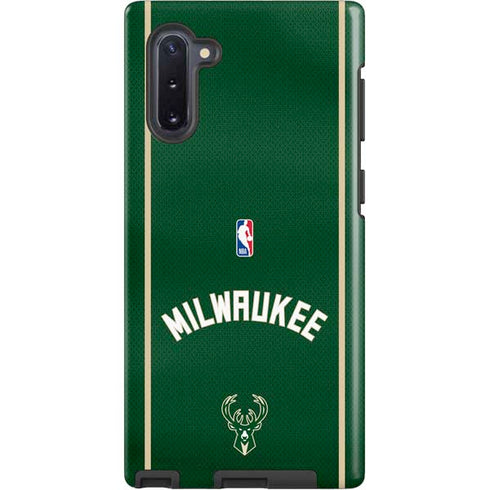 NBA Milwaukee Bucks Jersey Galaxy Note 10 Pro Case