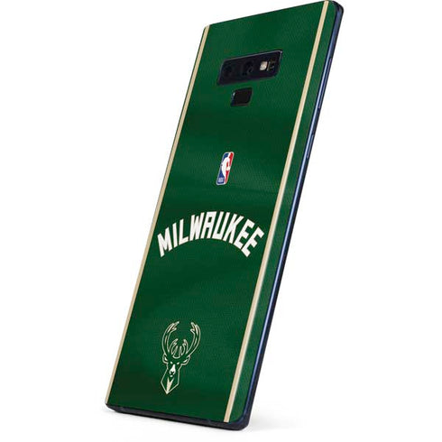 NBA Milwaukee Bucks Jersey Galaxy Note 9 Skin