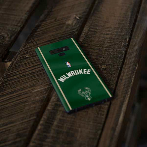 NBA Milwaukee Bucks Jersey Galaxy Note 9 Skin