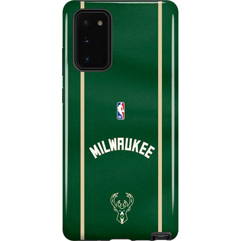 NBA Milwaukee Bucks Jersey Galaxy Note20 5G Pro Case