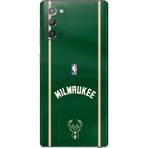 NBA Milwaukee Bucks Jersey Galaxy Note20 5G Skin