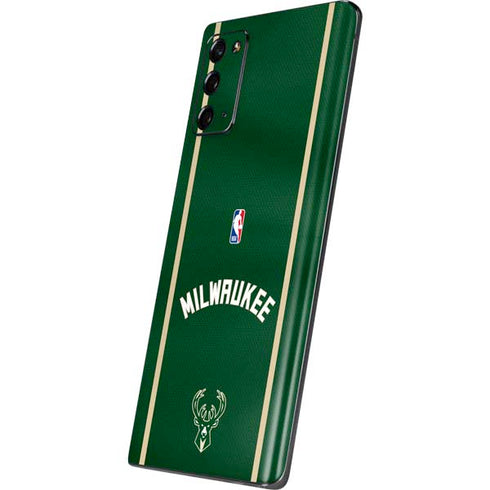 NBA Milwaukee Bucks Jersey Galaxy Note20 5G Skin