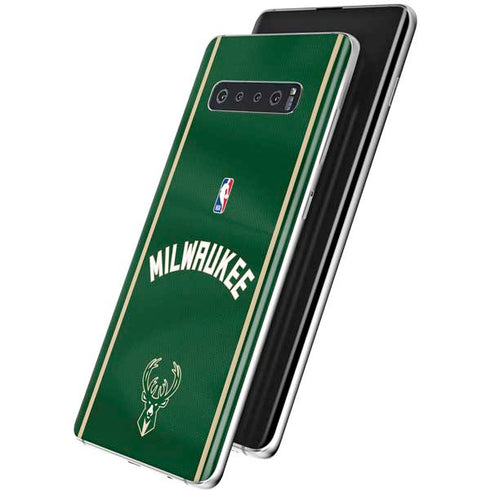 NBA Milwaukee Bucks Jersey Galaxy S10 Plus Skin