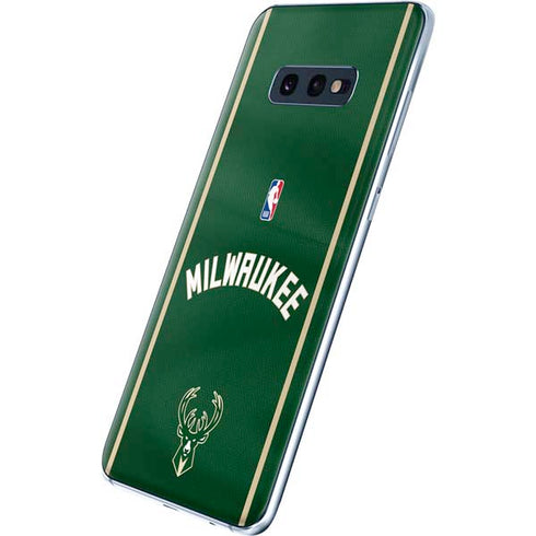 NBA Milwaukee Bucks Jersey Galaxy S10e Skin