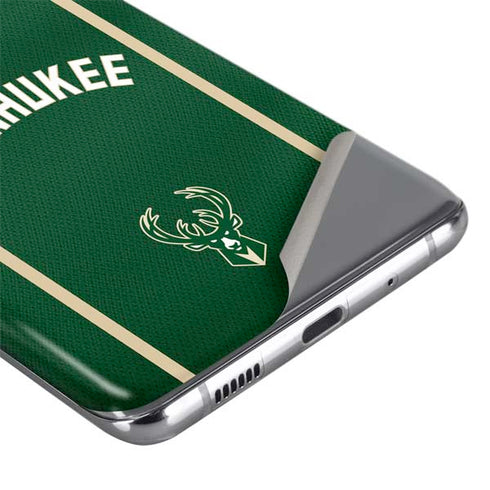NBA Milwaukee Bucks Jersey Galaxy S20 Plus Skin