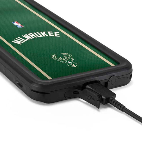 NBA Milwaukee Bucks Jersey Galaxy S20 Plus Waterproof Case