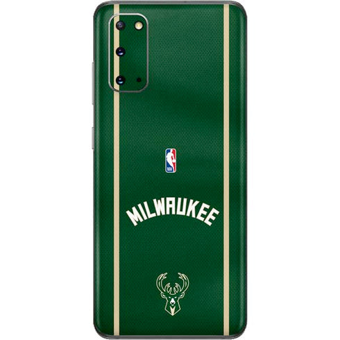 NBA Milwaukee Bucks Jersey Galaxy S20 Skin