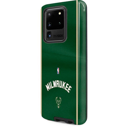 NBA Milwaukee Bucks Jersey Galaxy S20 Ultra 5G Pro Case