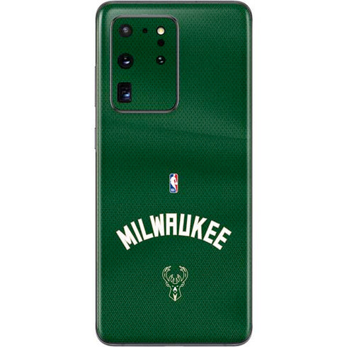 NBA Milwaukee Bucks Jersey Galaxy S20 Ultra 5G Skin