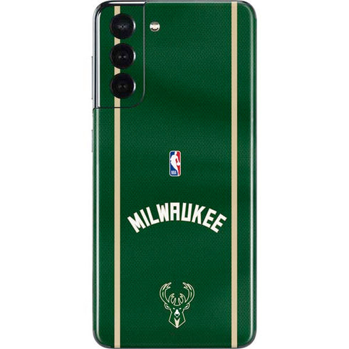 NBA Milwaukee Bucks Jersey Galaxy S21 5G Skin