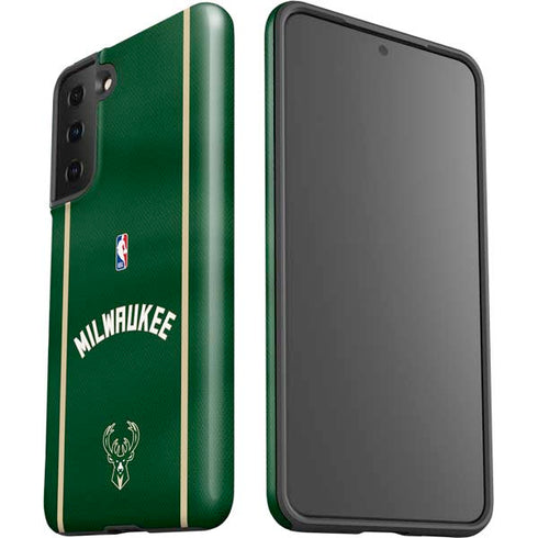 NBA Milwaukee Bucks Jersey Galaxy S21 FE Pro Case