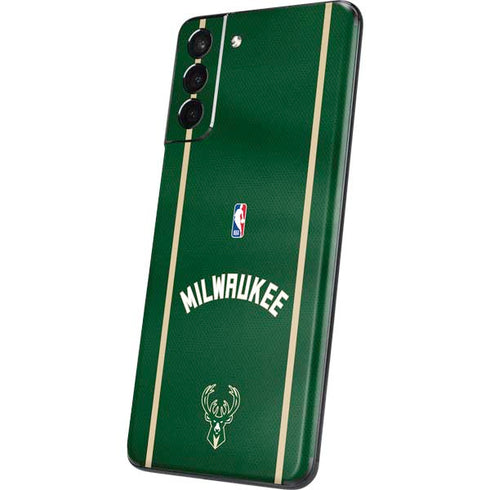 NBA Milwaukee Bucks Jersey Galaxy S21 Plus 5G Skin