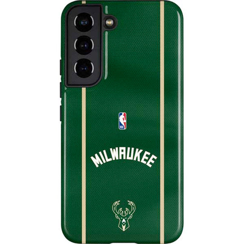 NBA Milwaukee Bucks Jersey Galaxy S22 Pro Case