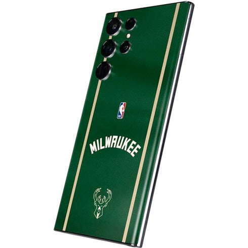 NBA Milwaukee Bucks Jersey Galaxy S22 Ultra Skin