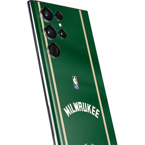 NBA Milwaukee Bucks Jersey Galaxy S22 Ultra Skin