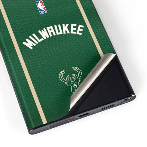 NBA Milwaukee Bucks Jersey Galaxy S22 Ultra Skin