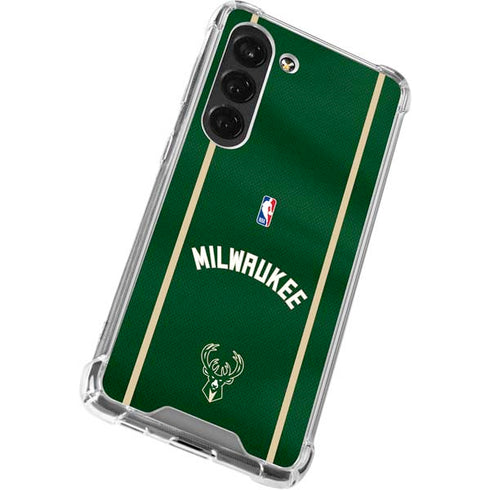 NBA Milwaukee Bucks Jersey Galaxy S23 Clear Case