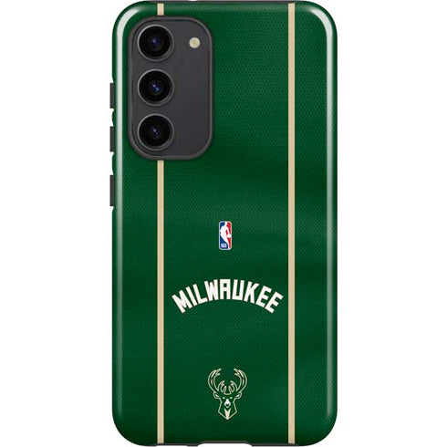 NBA Milwaukee Bucks Jersey Galaxy S23 Plus Pro Case