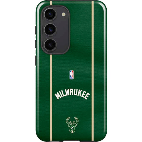 NBA Milwaukee Bucks Jersey Galaxy S23 Pro Case