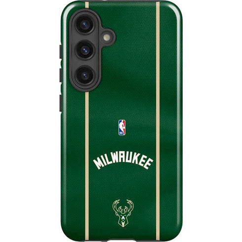NBA Milwaukee Bucks Jersey Galaxy S24 Plus Impact Case