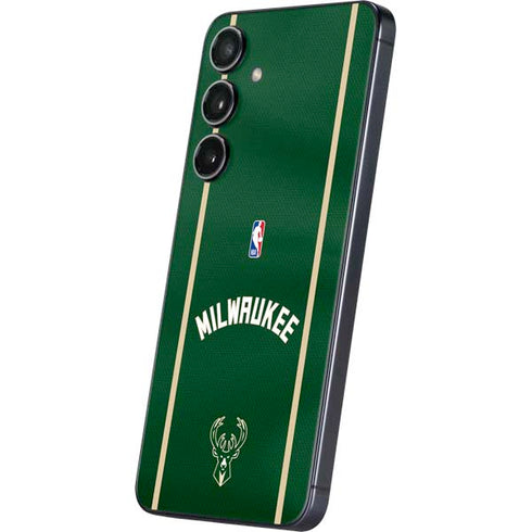 NBA Milwaukee Bucks Jersey Galaxy S24 Plus Skin