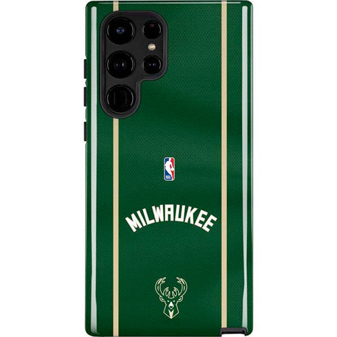 NBA Milwaukee Bucks Jersey Galaxy S24 Ultra Impact Case