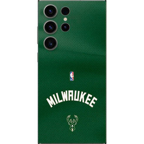 NBA Milwaukee Bucks Jersey Galaxy S24 Ultra Skin