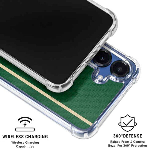 NBA Milwaukee Bucks Jersey Galaxy S25 Clear Case