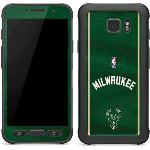 NBA Milwaukee Bucks Jersey Galaxy S7 Active Skin