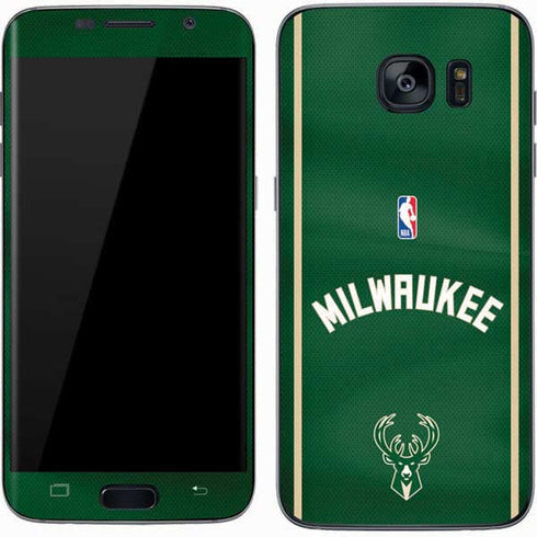NBA Milwaukee Bucks Jersey Galaxy S7 Skin