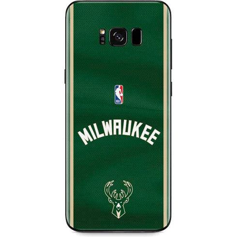 NBA Milwaukee Bucks Jersey Galaxy S8 Plus Skin