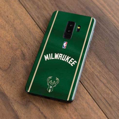 NBA Milwaukee Bucks Jersey Galaxy S9 Plus Skin