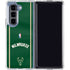 NBA Milwaukee Bucks Jersey Galaxy Z Fold5 5G Clear Case