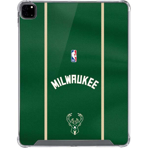 NBA Milwaukee Bucks Jersey iPad Pro 12.9in (2020) Clear Case