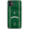 NBA Milwaukee Bucks Jersey iPhone 11 Clear Case
