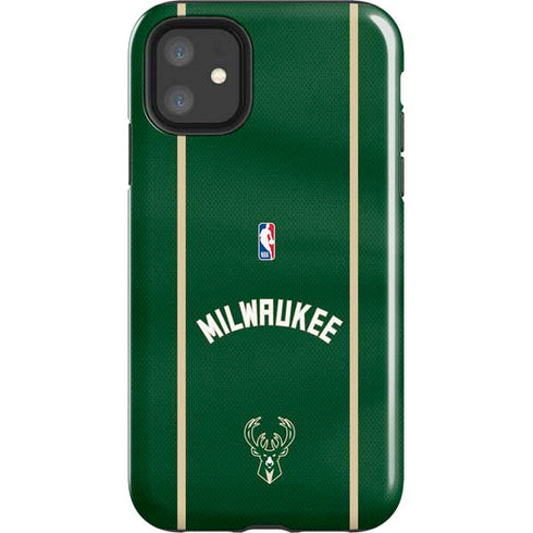 NBA Milwaukee Bucks Jersey iPhone 11 Impact Case